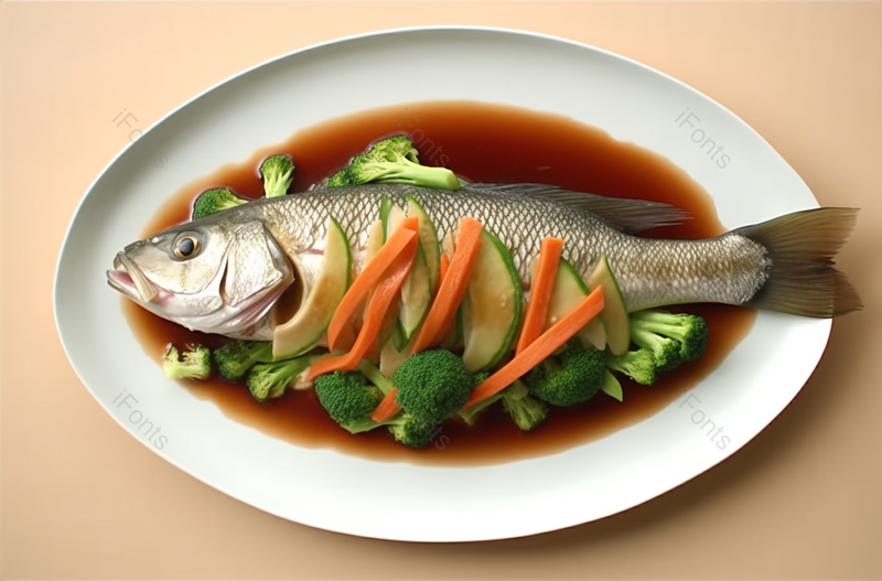 生抽蒸鱼食物食品实拍摄影图,高清,摄影图,摄影图片,图片大全,摄影图免费下载